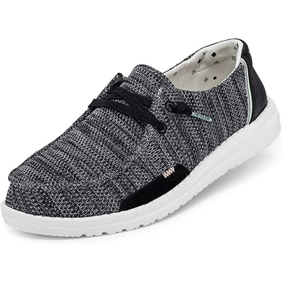 Hey Dude Womens 5 Wendy Sox Slip On 